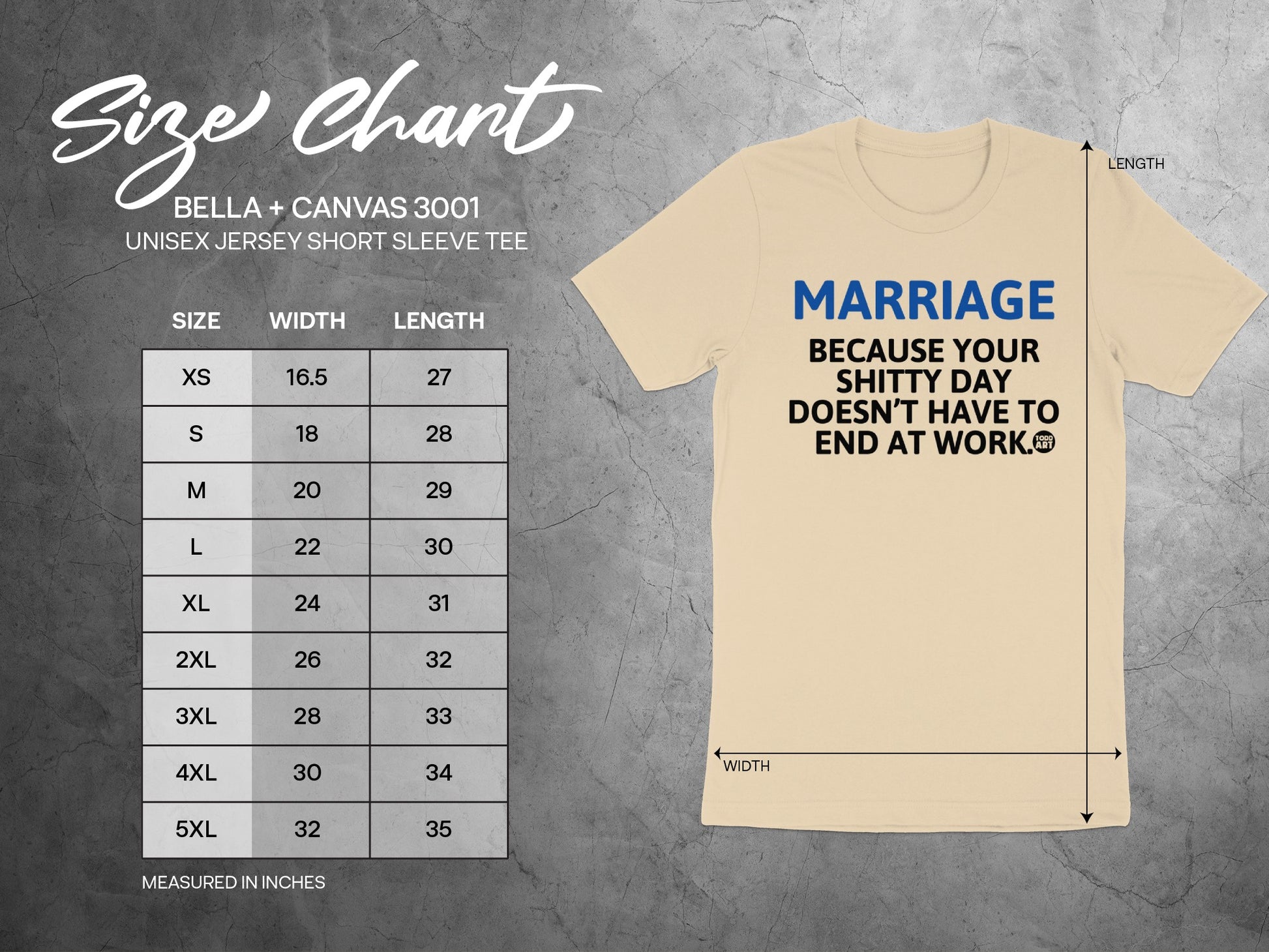 Marriage Because Your Shitty Day Doesn't Have To Tee product