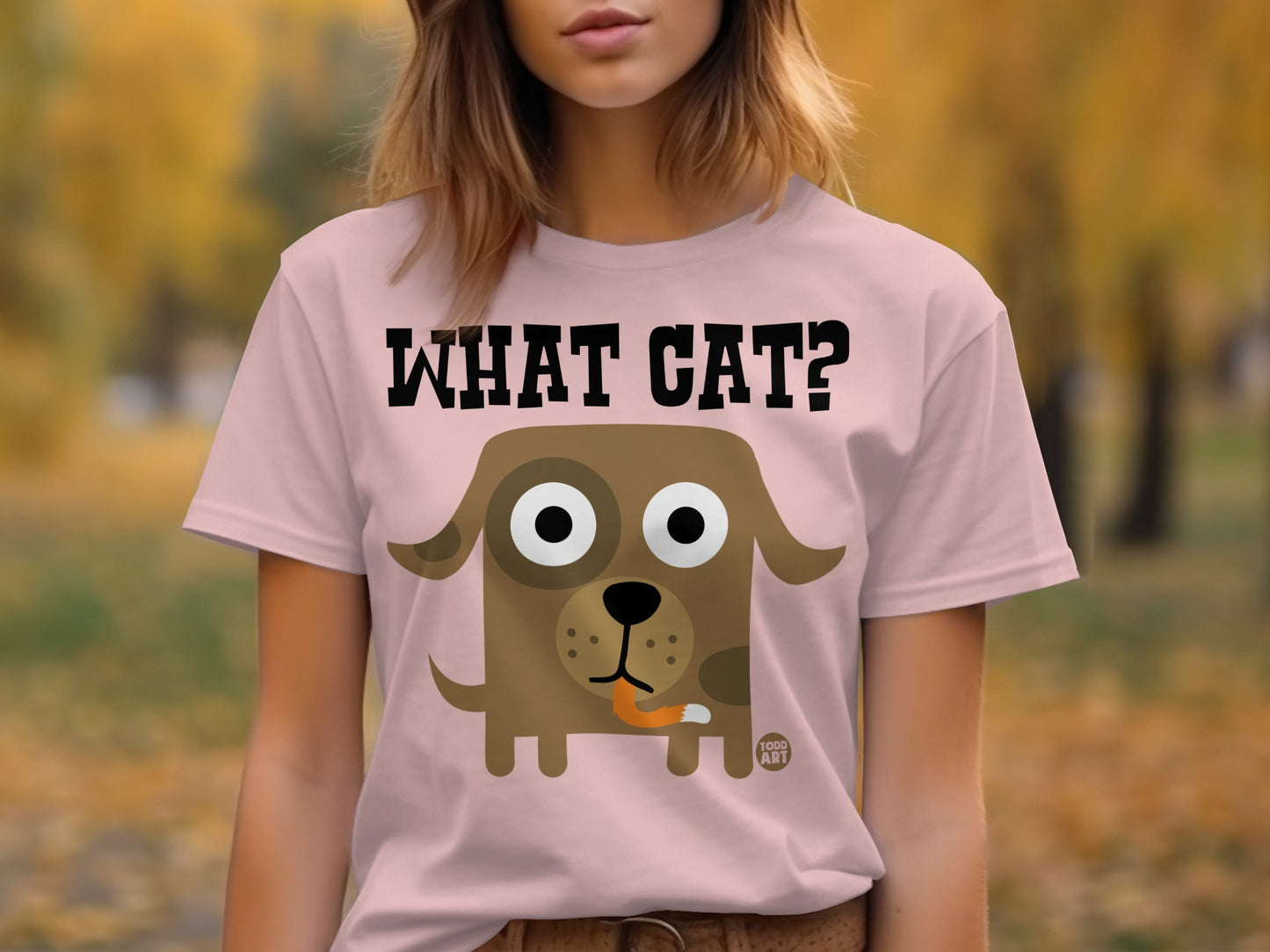 Humorous Confused Dog Graphic Shirt product type