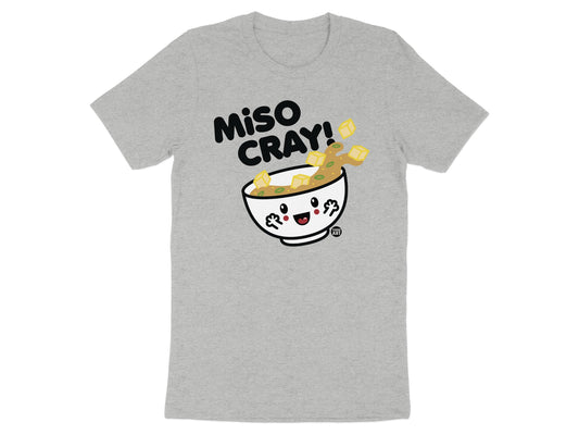 Miso Cray T-Shirt Fun Cartoon Graphic Apparel