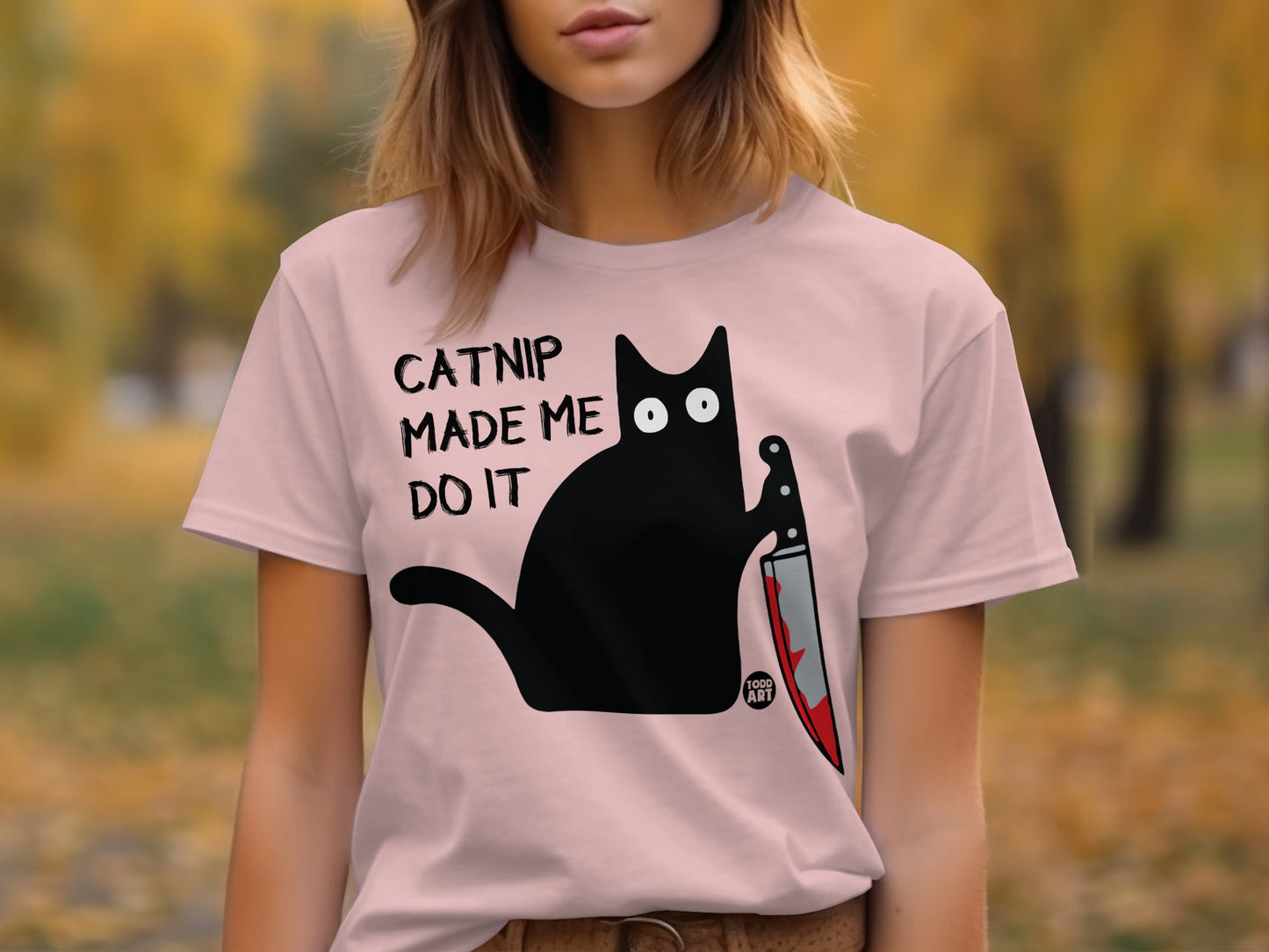 Catnip Made Me Do It Graphic T-shirt product
