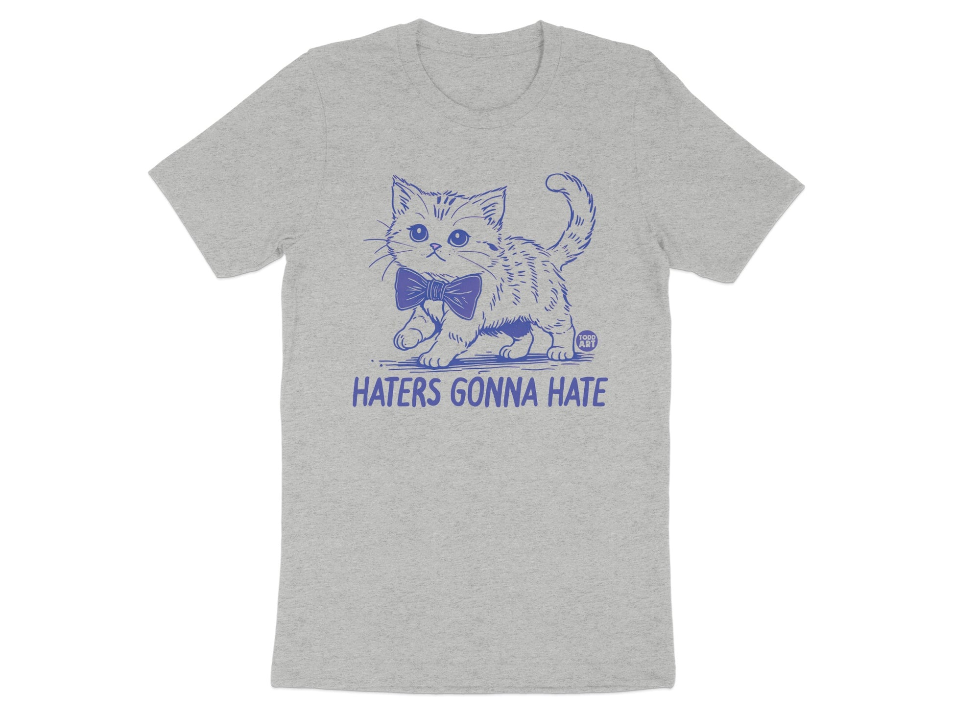 Haters Gonna Hate Cute Cat Graphic T-Shirt product type