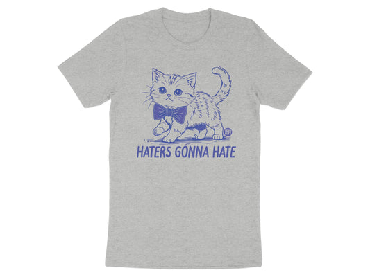 Haters Gonna Hate Cute Cat Graphic T-Shirt product type