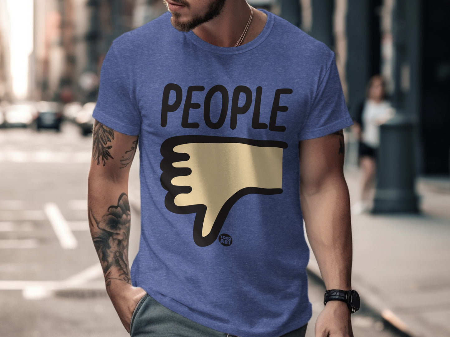 People with Thumbs Down Graphic T-Shirt product type