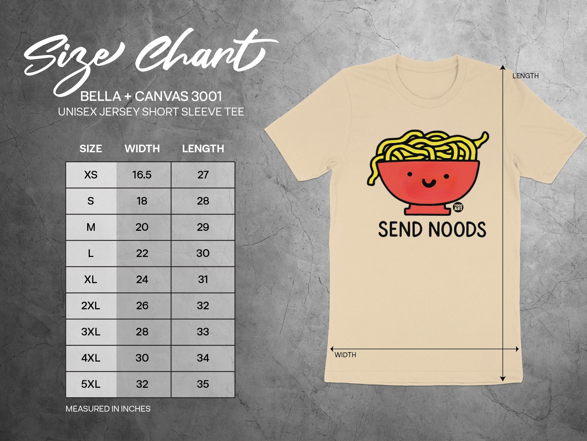 Send Noods Funny Graphic Unisex Jersey Tee