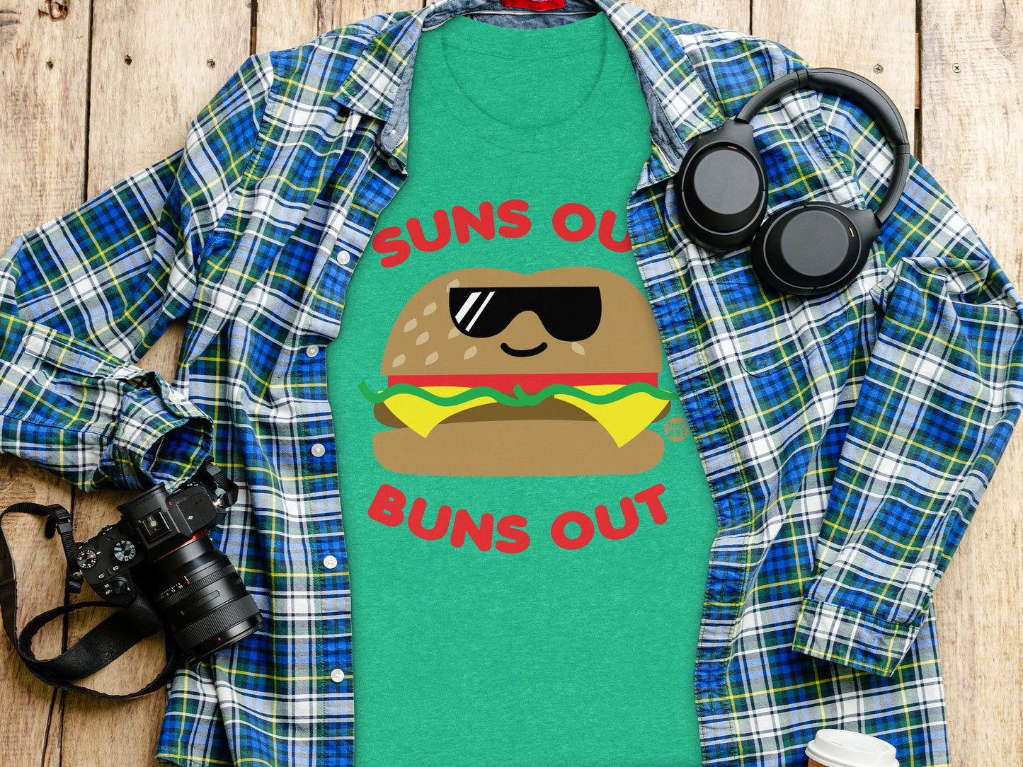 Suns Out Buns Out Fun Graphic T-Shirt product type