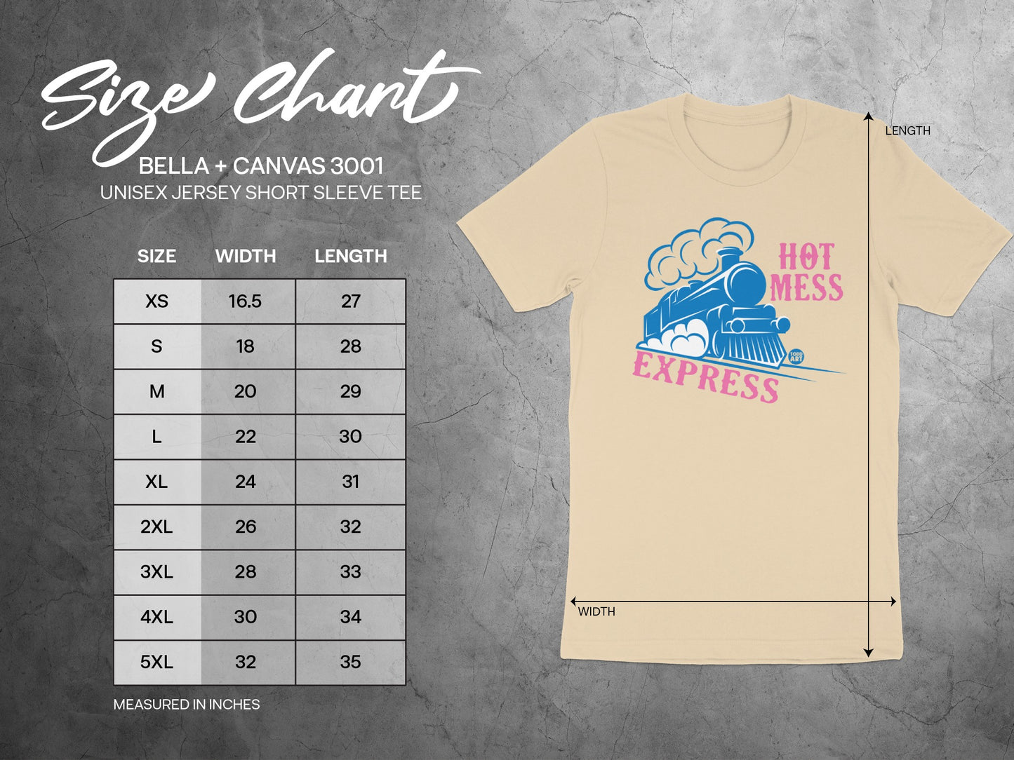 Hot Mess Express Unisex Jersey Short Sleeve Tee product type