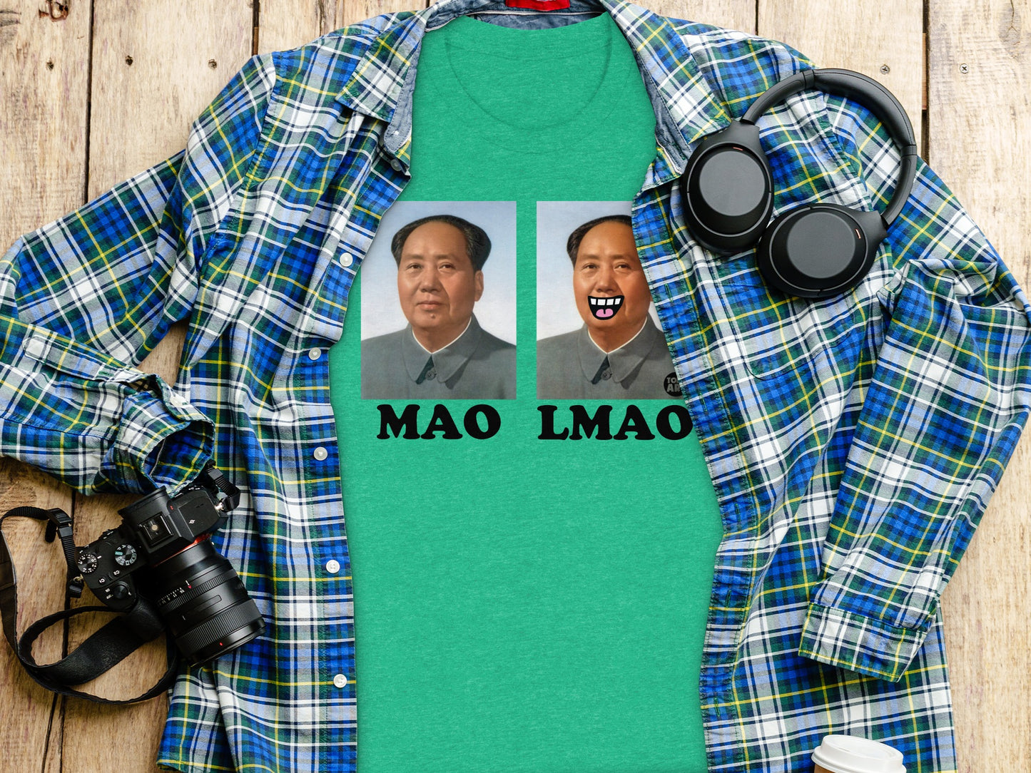 Funny Mao LMAO Graphic Tee Shirt product type
