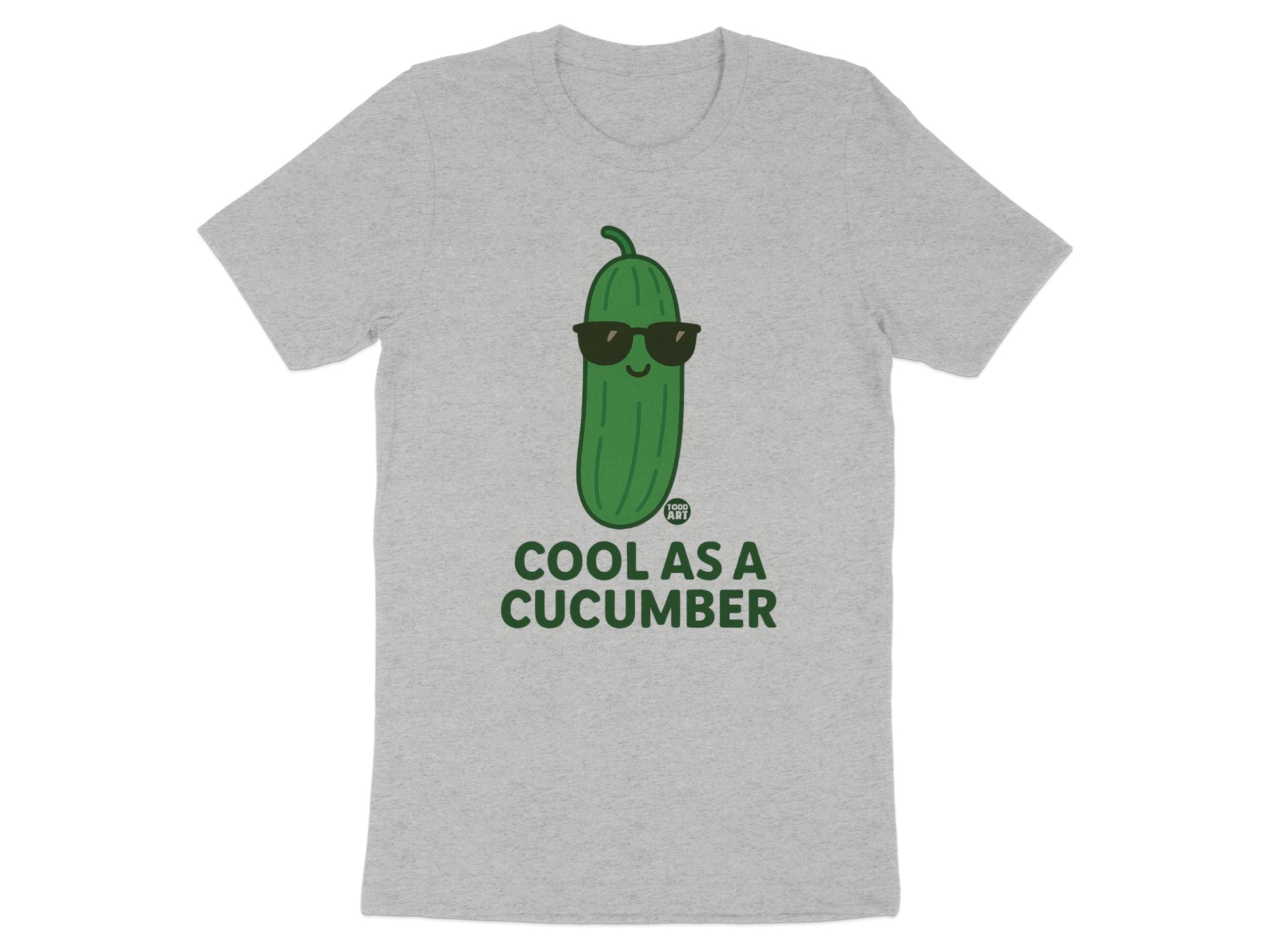 Cool As A Cucumber Graphic Tee Fun T-Shirt