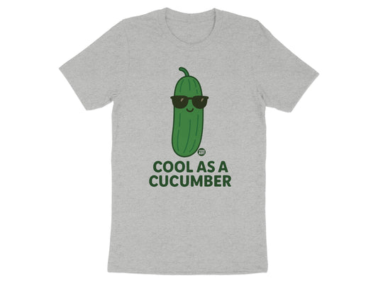 Cool As A Cucumber Graphic Tee Fun T-Shirt