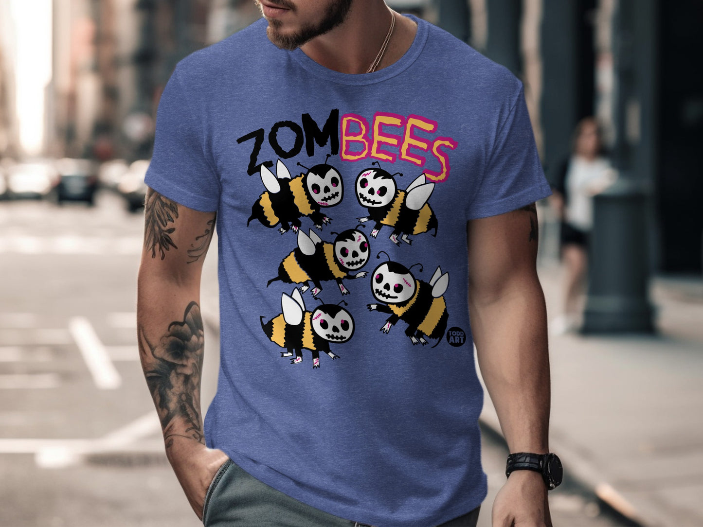 Zombees Zombie Bumblebee Shirt Funny Halloween Product