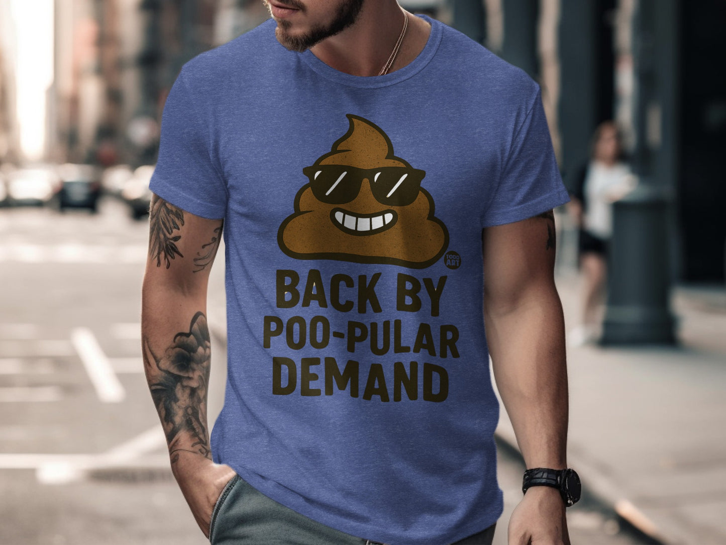 Back By Poo-Pular Demand Funny Graphic Tee Shirt