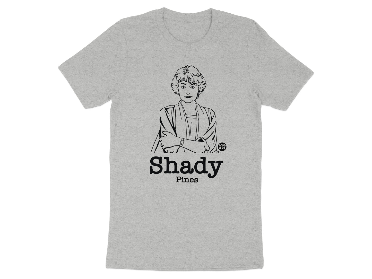 Shady Pines Graphic Tee Shirt Fun Apparel Retro Style