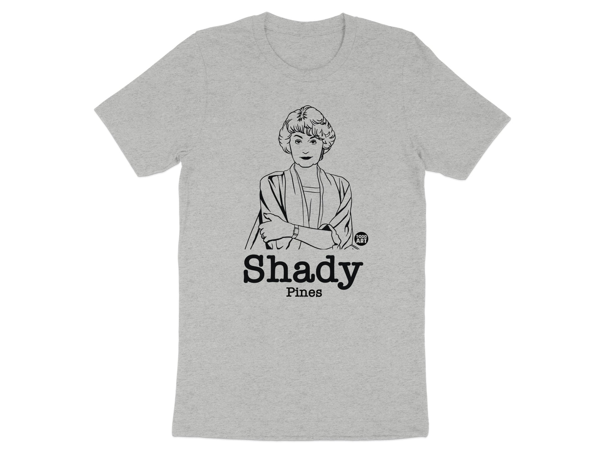 Shady Pines Graphic Tee Shirt Fun Apparel Retro Style