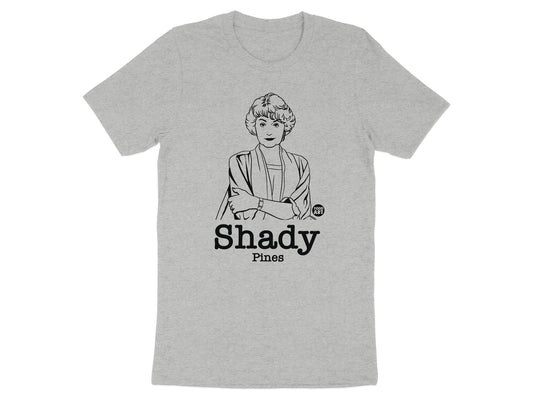 Shady Pines Graphic Tee Shirt Fun Apparel Retro Style