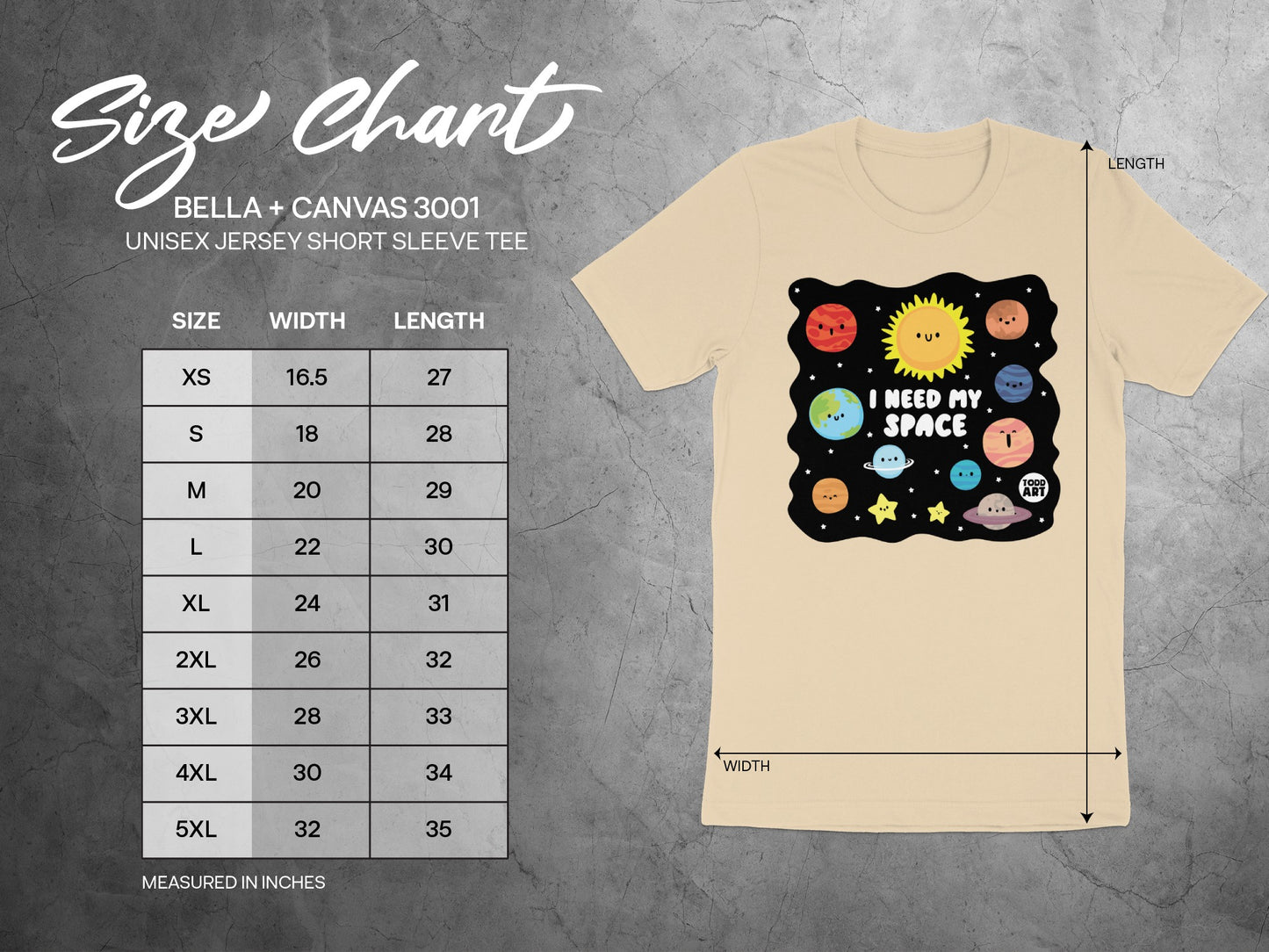 I Need My Space Short Sleeve Tee product