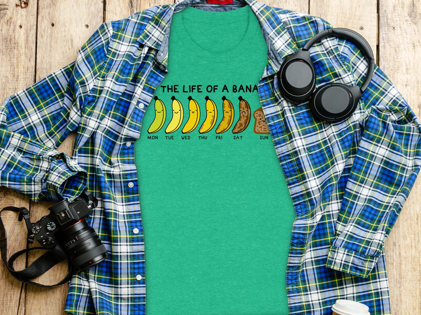 The Life of a Banana Weekly Planner Graphic Tshirt product