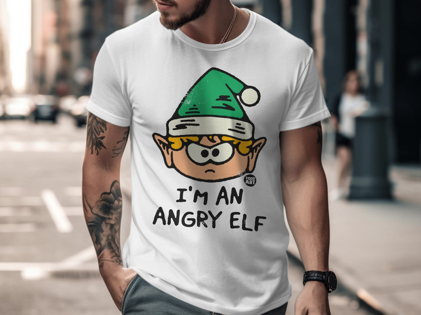 I'm an Angry Elf Holiday Season Fun Shirt