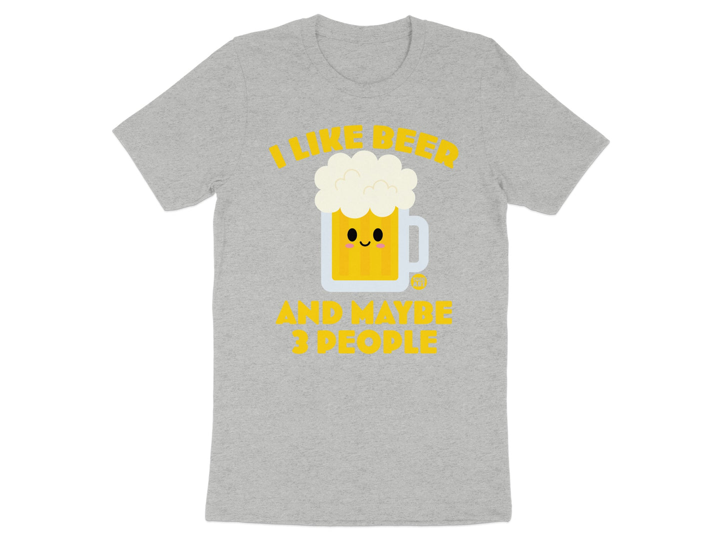 I Like Beer And Maybe 3 People Graphic T-shirt product