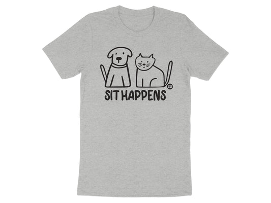 Sit Happens Dog and Cat Graphic T-Shirt product