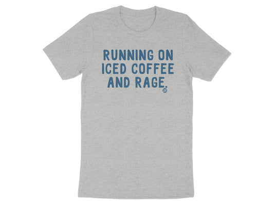 Running on Iced Coffee and Rage T-shirt product type