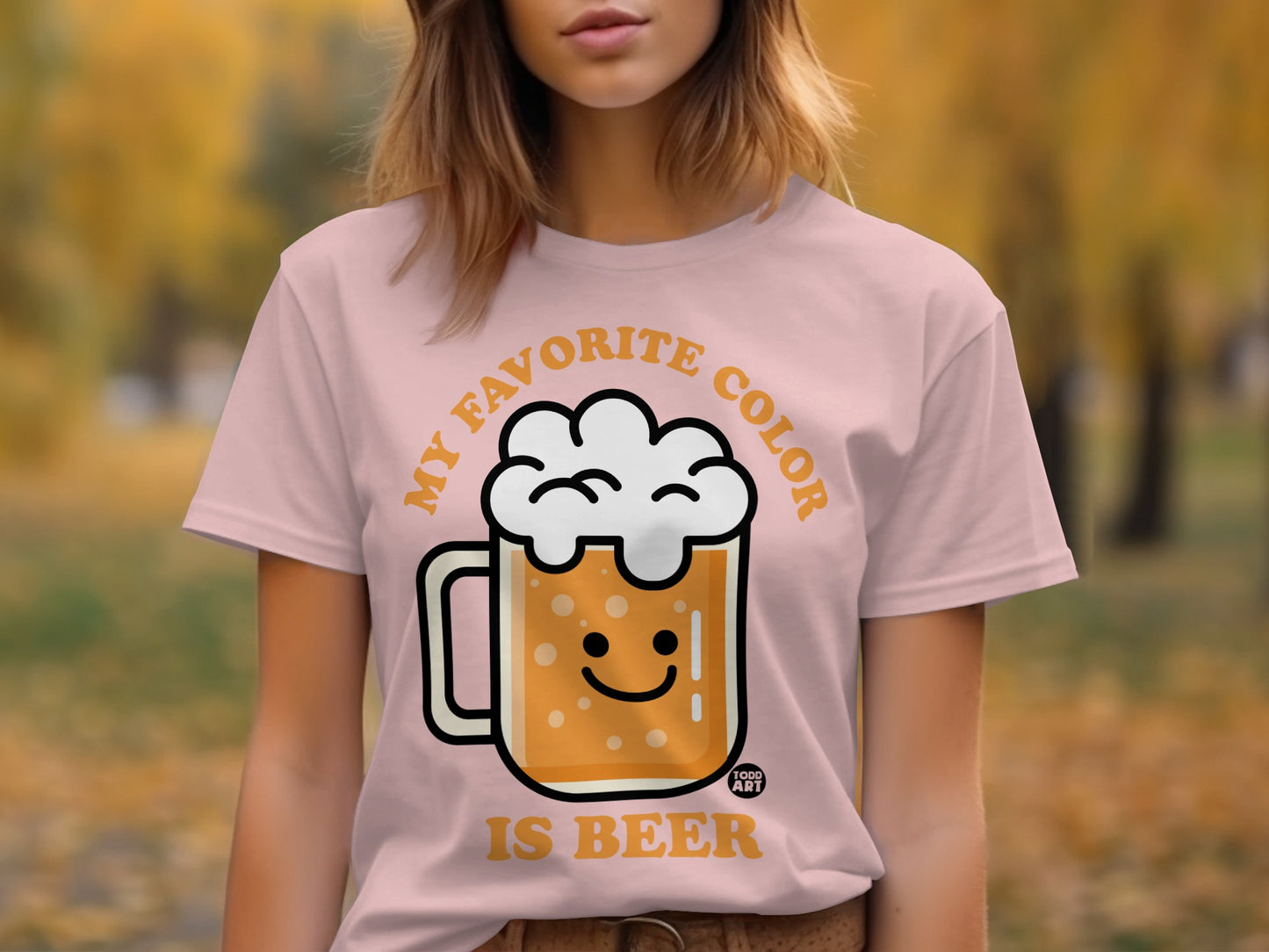 My Favorite Color Is Beer Graphic T-shirt product