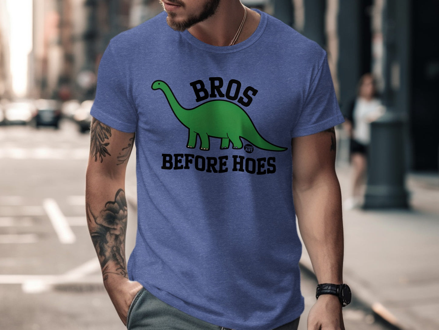 Bros Before Hoes Dinosaur Graphic T-Shirt product type