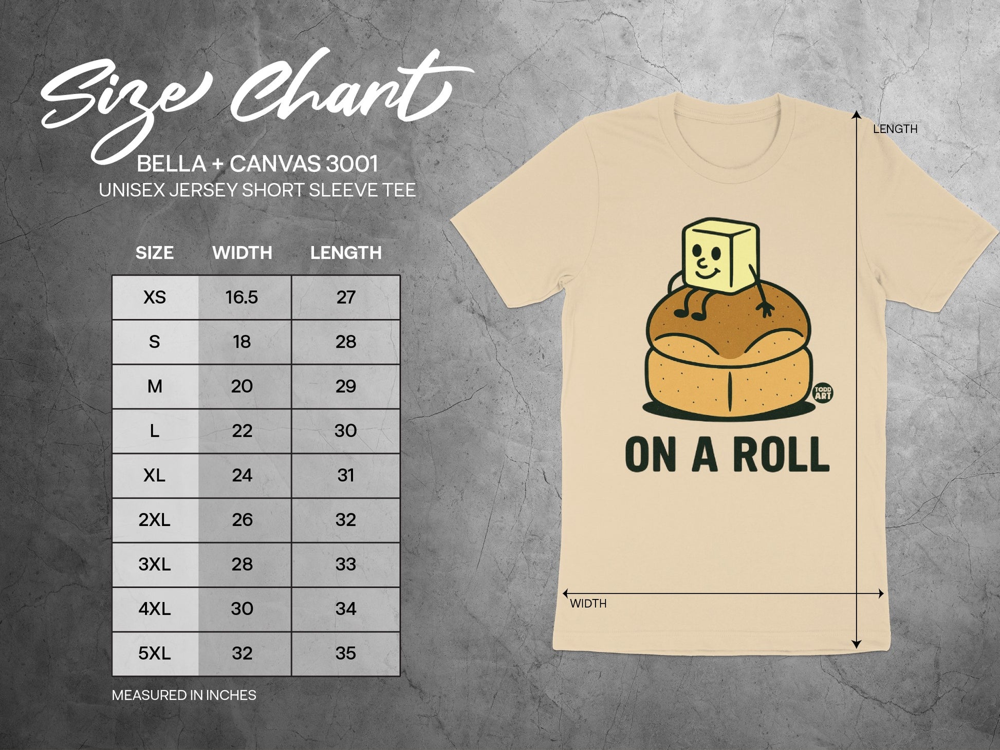 Funny On A Roll Graphic Unisex T-Shirt product