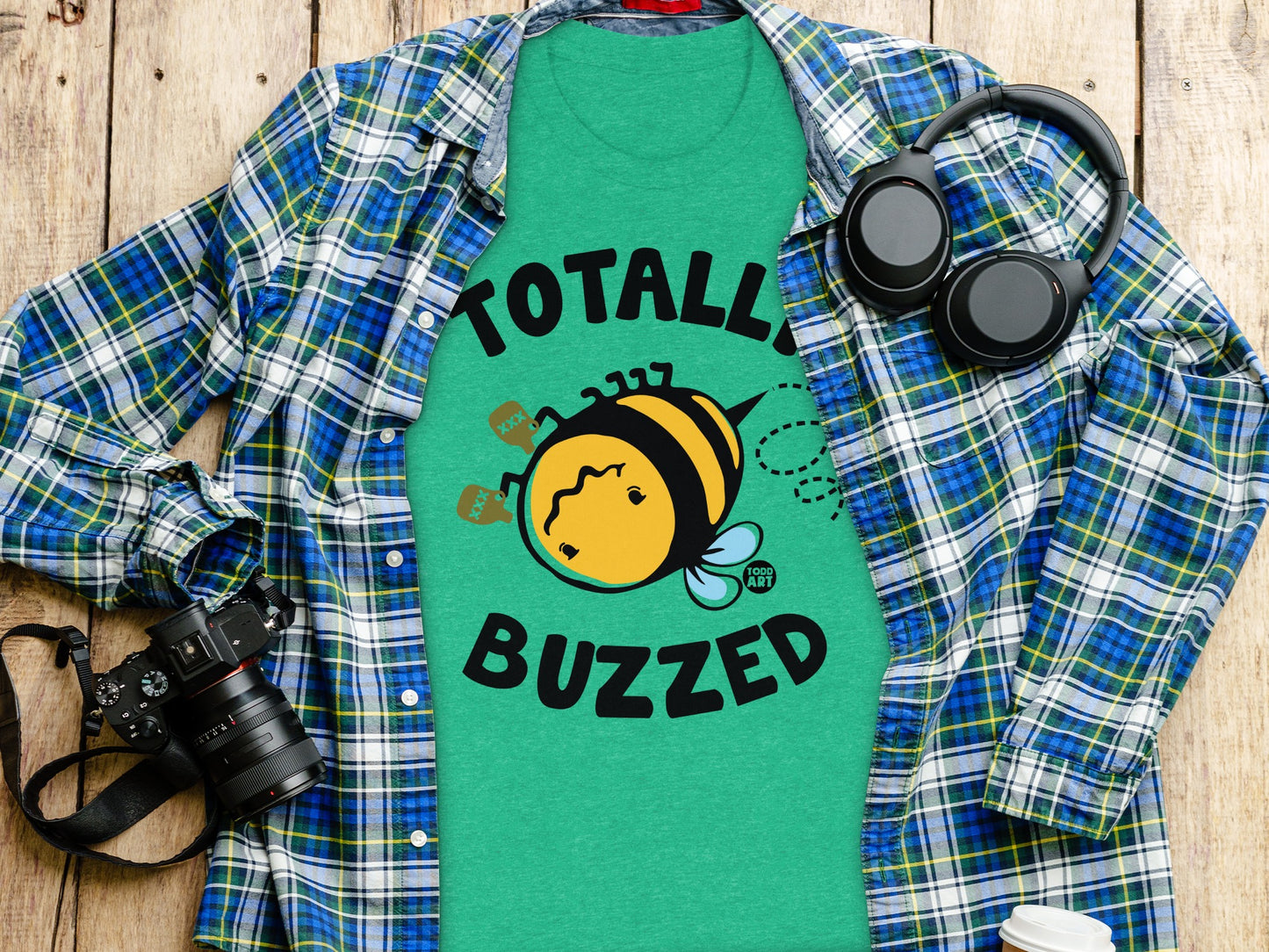 Totally Buzzed Graphic Tee Shirt product type