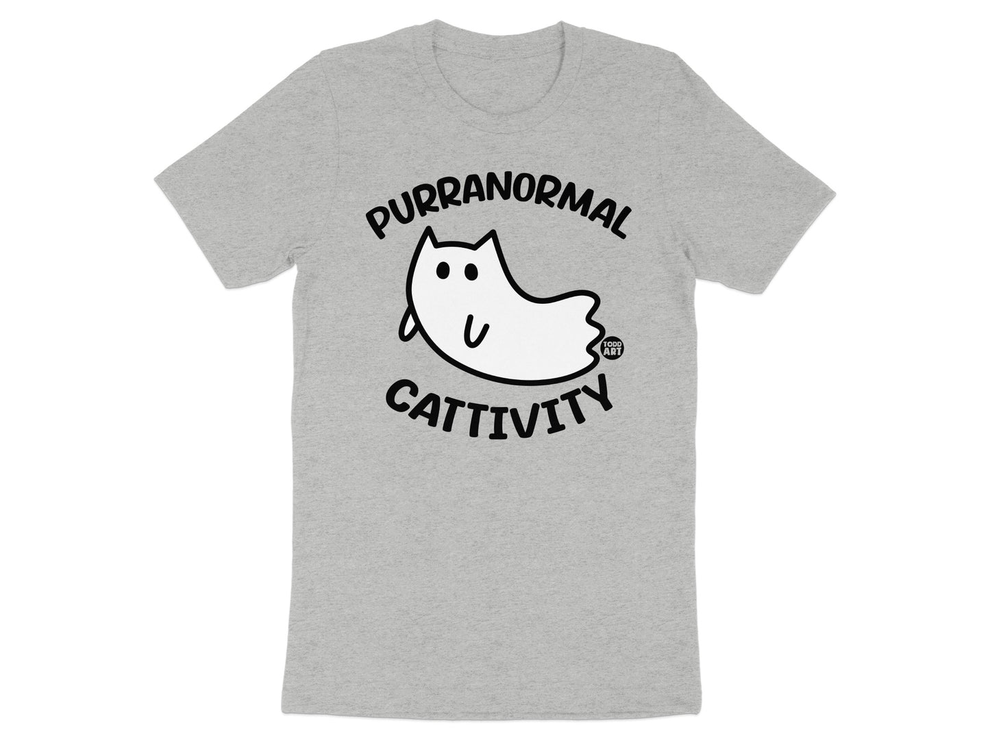 Purranormal Cattivity Funny Ghost Cat Themed Shirt product type