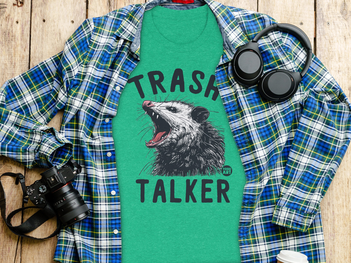 Trash Talker Opossum Graphic T-Shirt