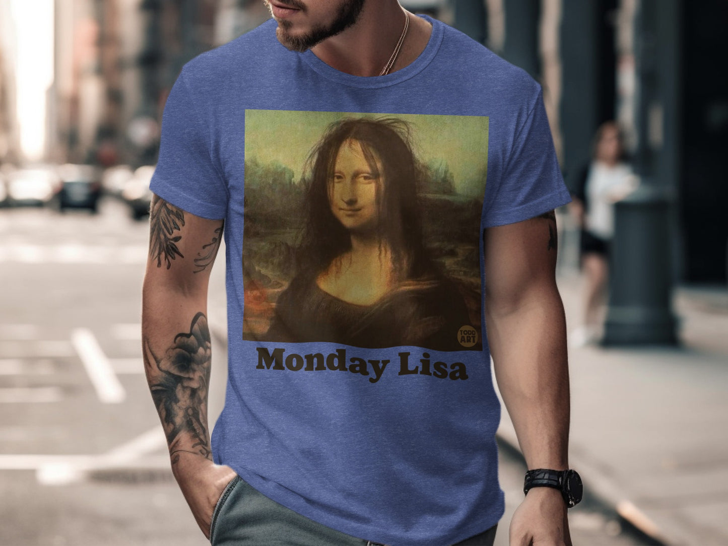 Monday Lisa Graphic T-Shirt Perfect for Art Lovers