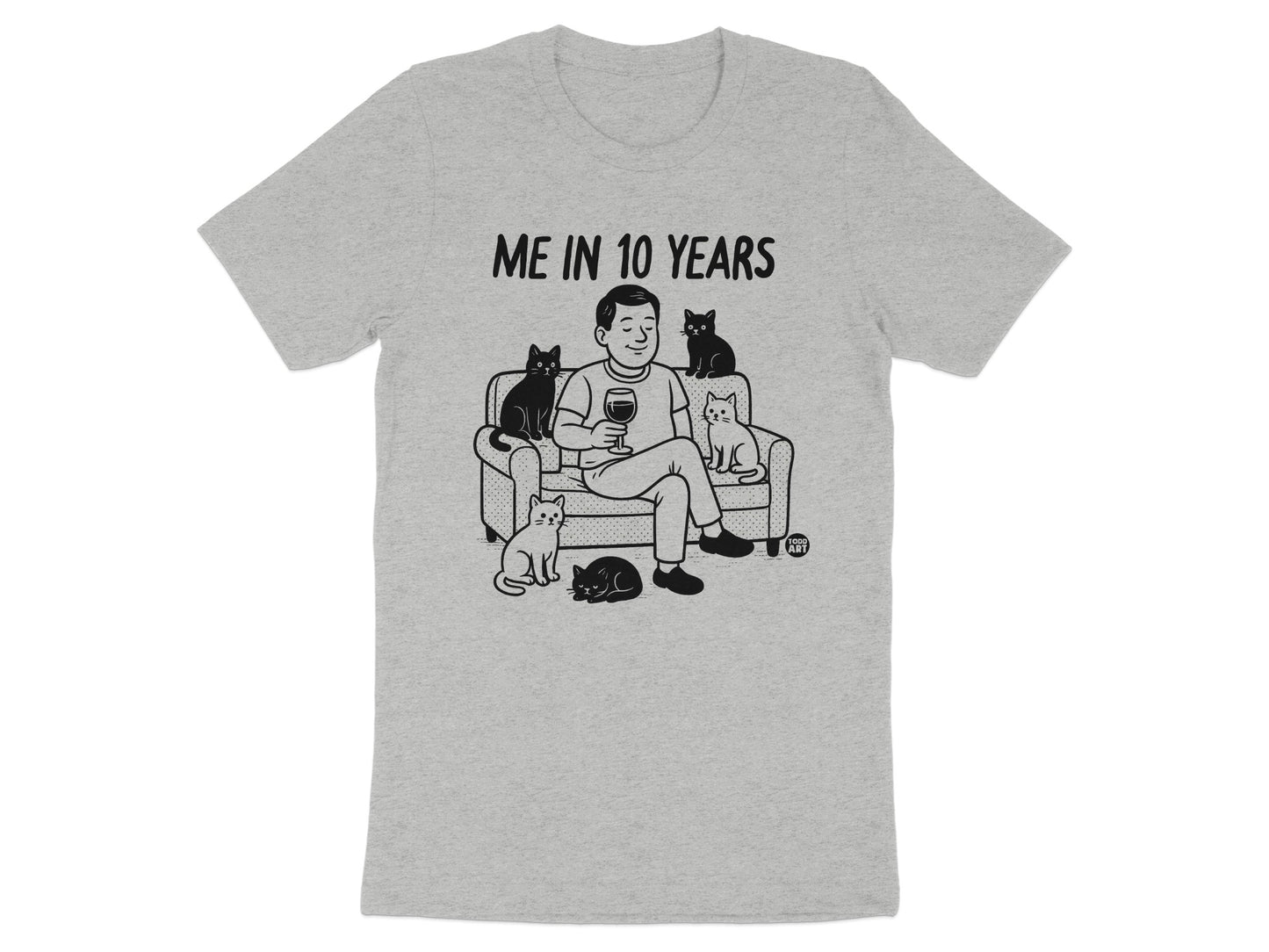 Me in 10 Years Cat Lover Graphic T-shirt product