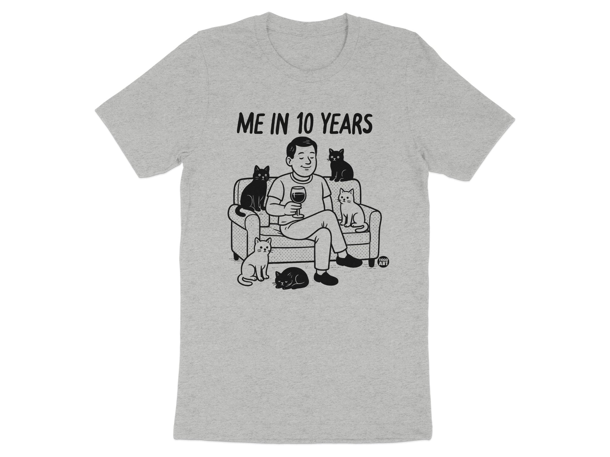 Me in 10 Years Cat Lover Graphic T-shirt product