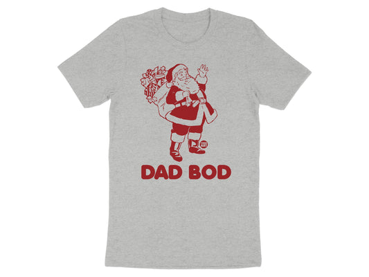 Funny Dad Bod Santa Graphic Tee