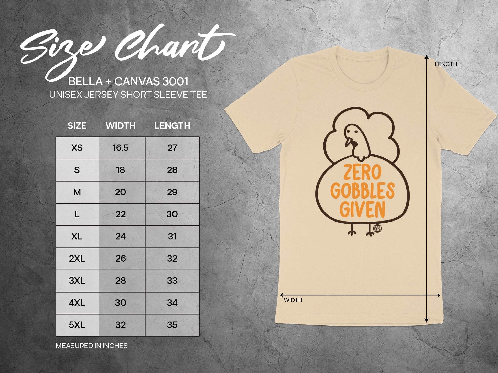 Zero Gobbles Given Short Sleeve Tee product