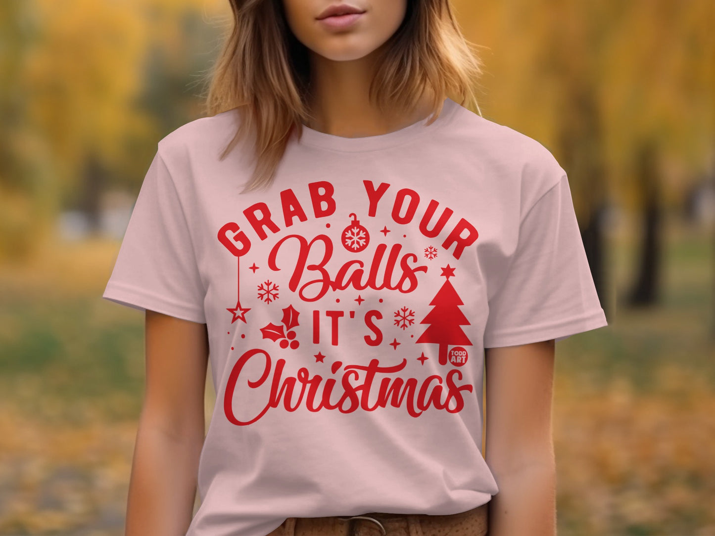 Grab Your Balls It's Christmas shirt product