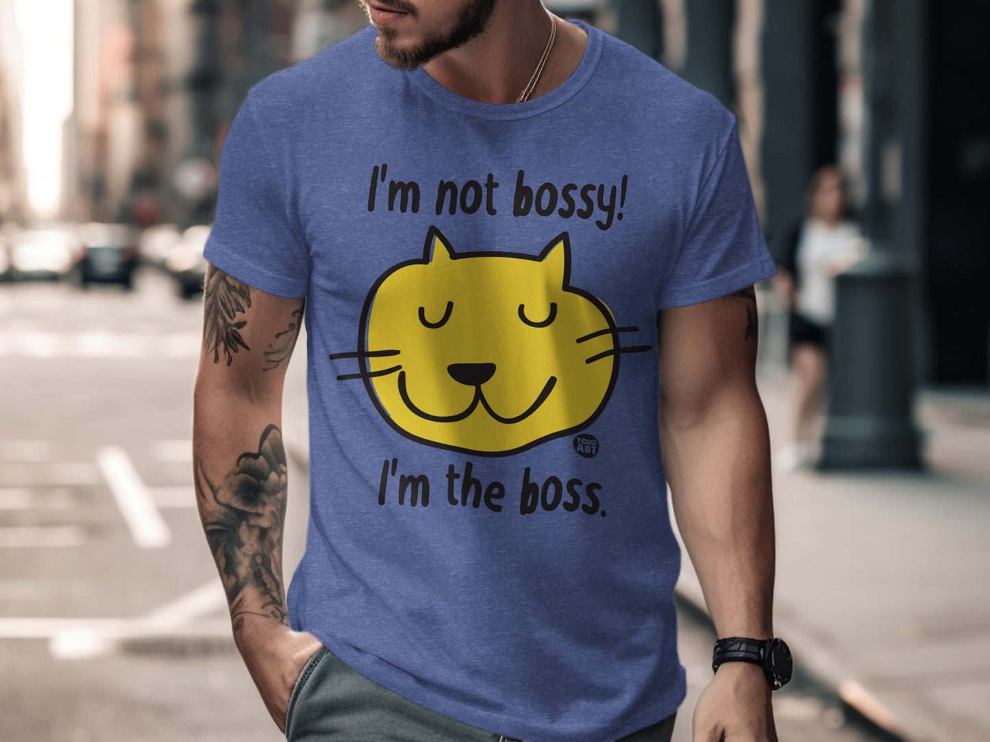 I'm Not Bossy I'm The Boss Cat Face T-shirt product