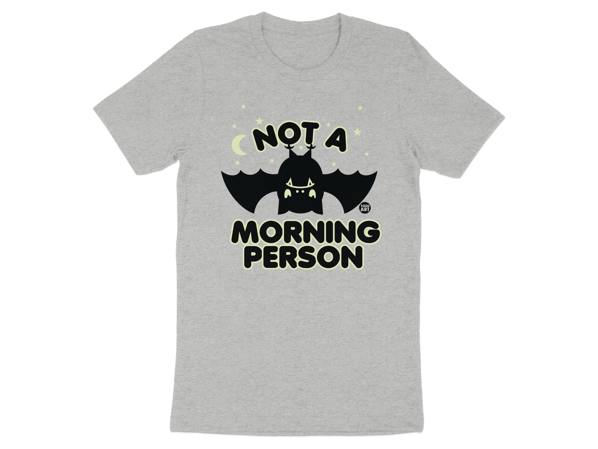 Not A Morning Person Funny Graphic T-shirt product type