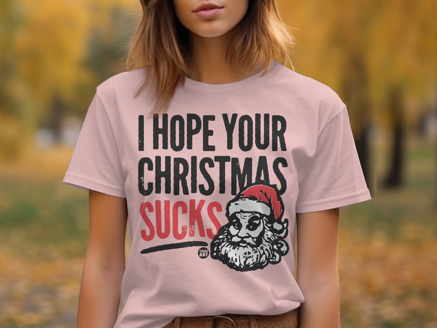 I Hope Your Christmas Sucks Santa T-shirt product