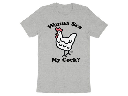 Wanna See My Cock Funny Graphic Tee Shirt product