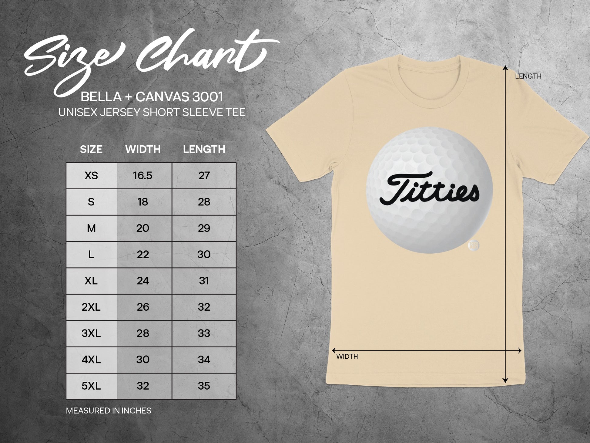 Titties Printed Beige Short Sleeve Tee