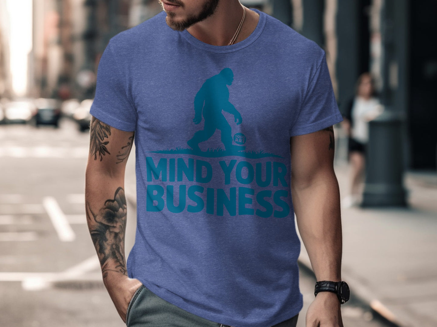 Mind Your Business Bigfoot Graphic Shirt product