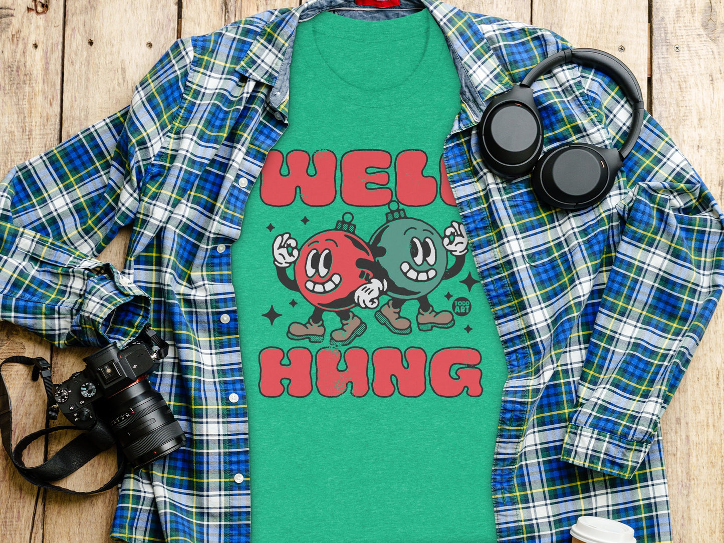Well Hung Graphic T-Shirt for Humorous Apparel product