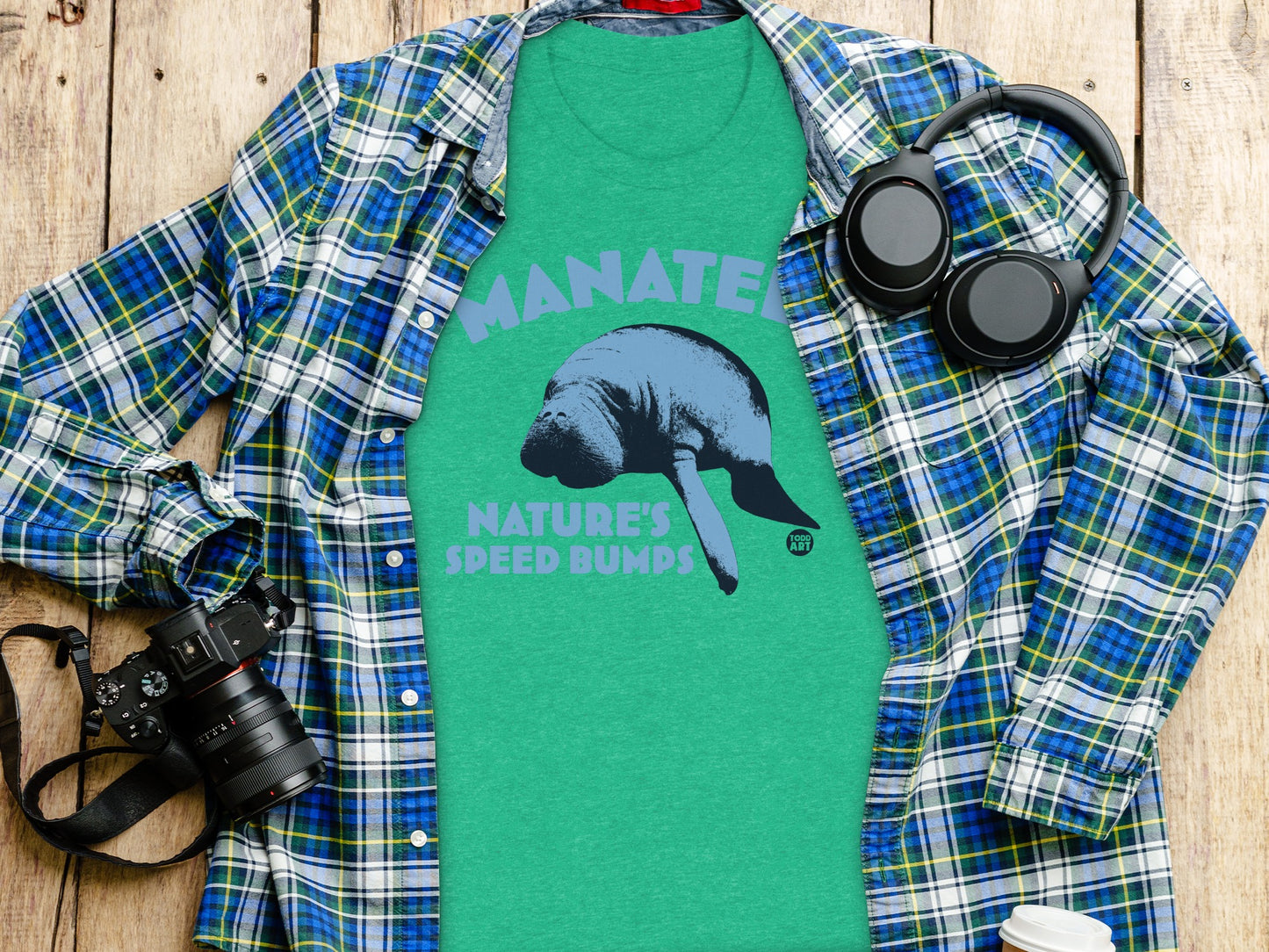 Manatee Nature's Speed Bumps Graphic T-Shirt product