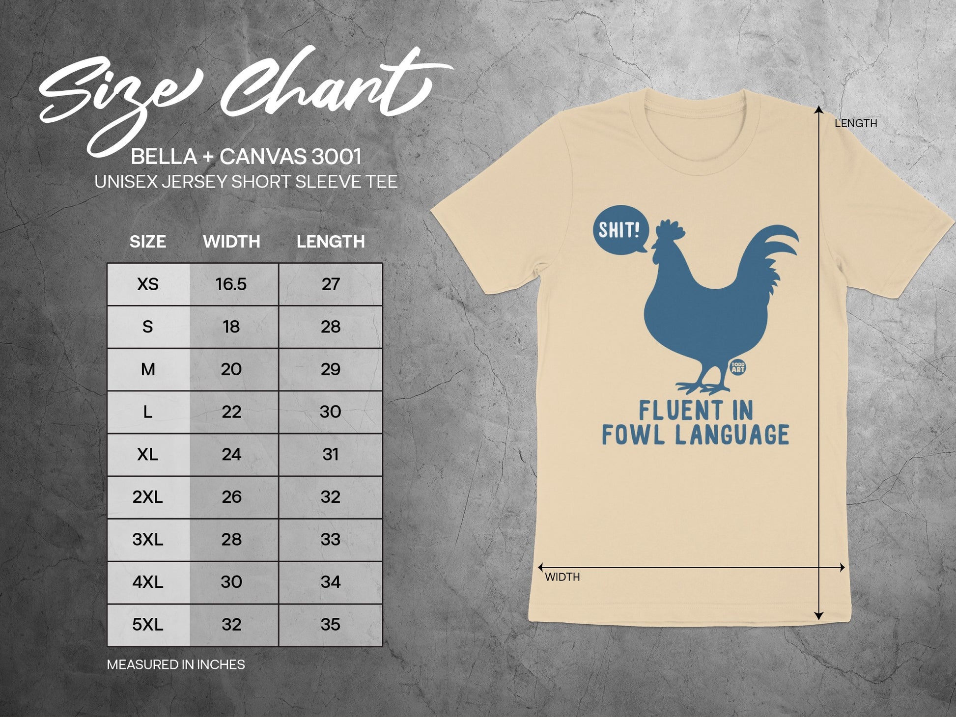 Fluent in Fowl Language Unisex Jersey Short Sleeve Tee product