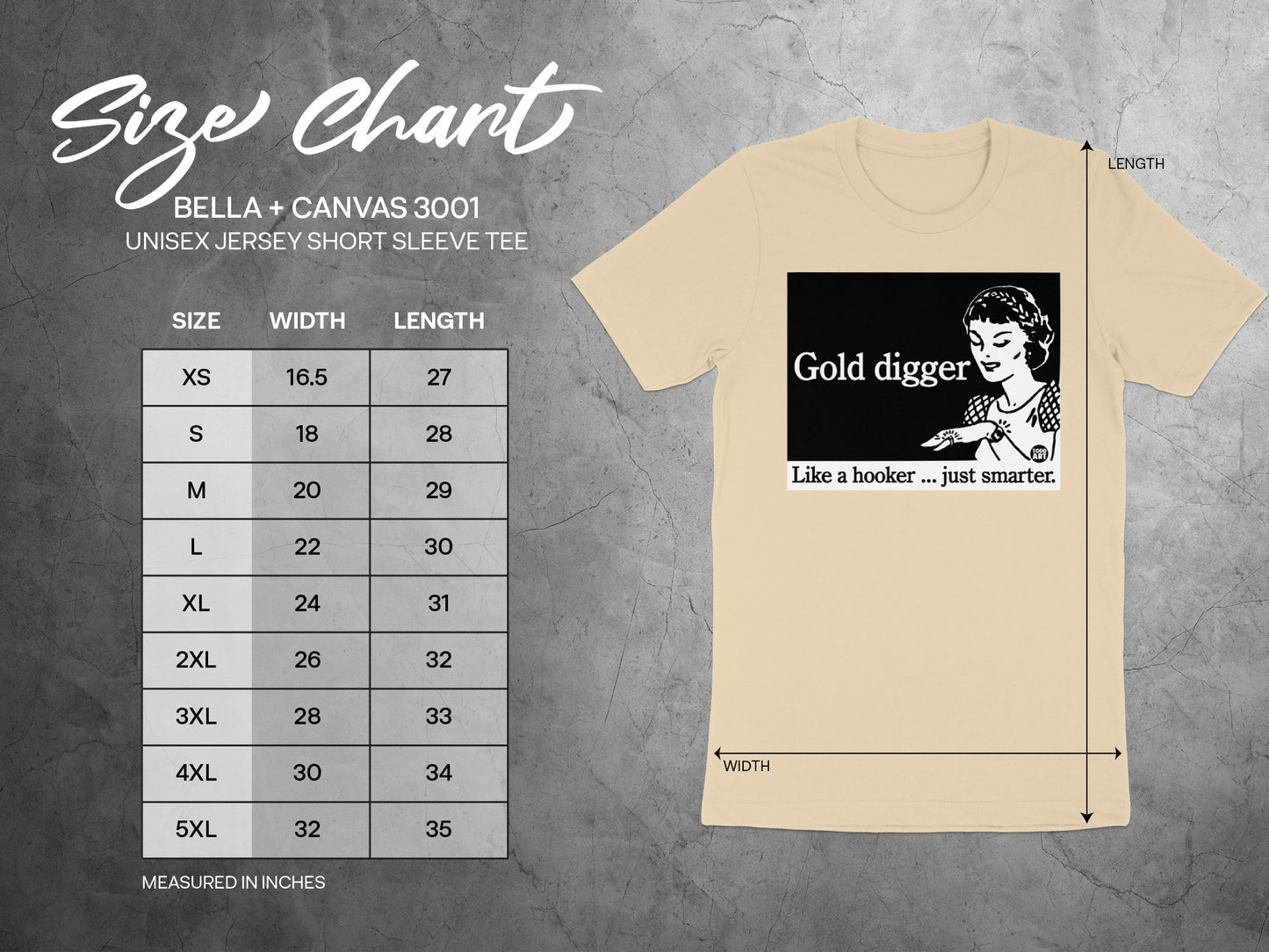 Gold Digger Graphic Tee Funny Women's T-Shirt