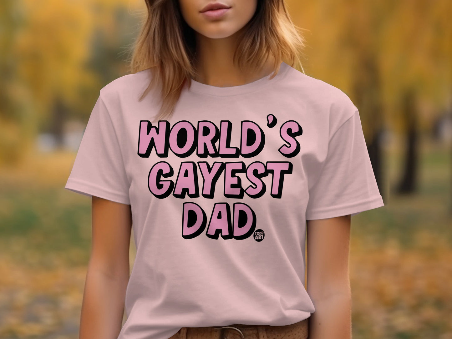 World's Gayest Dad Statement T-shirt