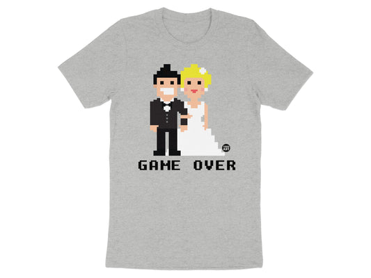 Game Over Pixel Art Wedding T-Shirt product type
