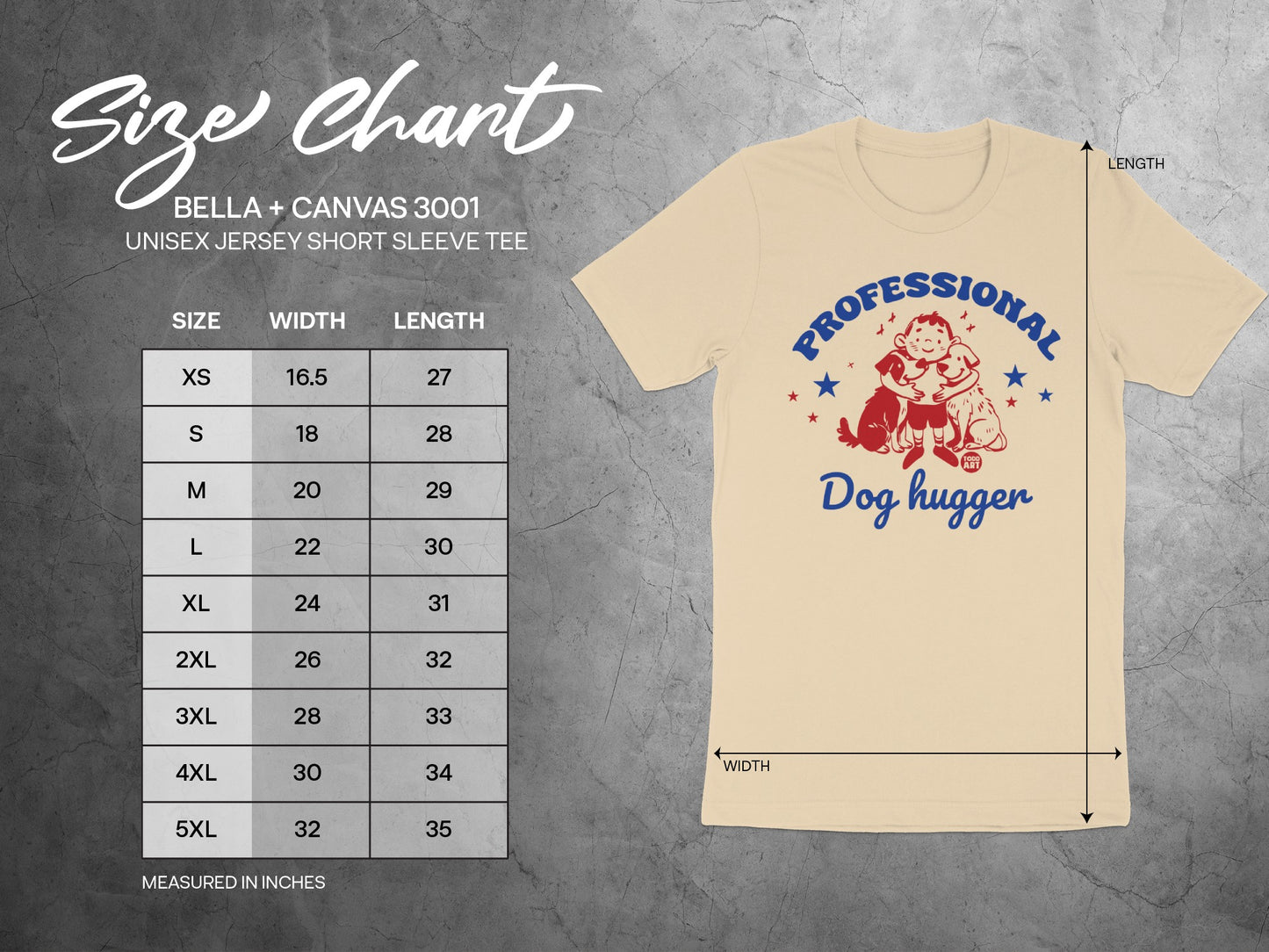 Professional Dog Hugger Unisex Jersey Short Sleeve product type