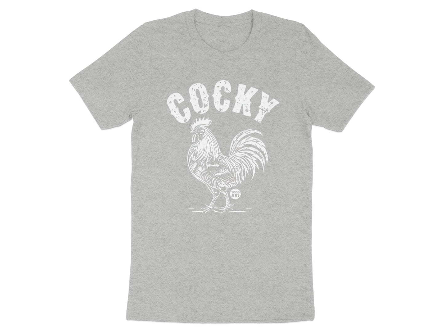 Cocky Rooster Graphic Printed Design T-shirt product